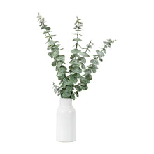 Load image into Gallery viewer, Artificial Eucalyptus Plant with White Vase
