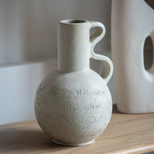 Load image into Gallery viewer, Tassa Ceramic Jug Vase in Cream
