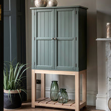 Load image into Gallery viewer, Nala 2 Door Wooden Cupboard in Moss Green
