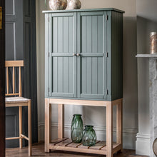 Load image into Gallery viewer, Nala 2 Door Wooden Cupboard in Moss Green
