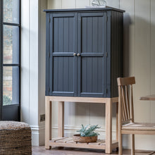 Load image into Gallery viewer, Nala 2 Door Wooden Cupboard in Deep Navy

