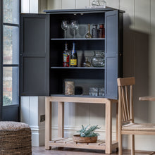 Load image into Gallery viewer, Nala 2 Door Wooden Cupboard in Deep Navy
