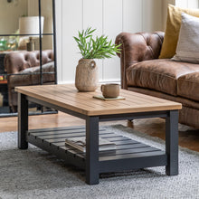 Load image into Gallery viewer, Nala Wooden Coffee Table in Deep Navy
