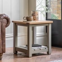 Load image into Gallery viewer, Nala Wooden Side Table in Greige
