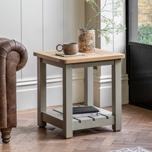 Load image into Gallery viewer, Nala Wooden Side Table in Greige
