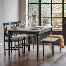 Load image into Gallery viewer, Felix 6-10 Seater Extendable Wooden Dining Table in Deep Navy
