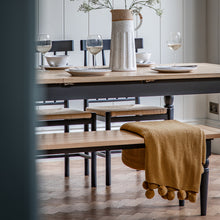 Load image into Gallery viewer, Felix 6-10 Seater Extendable Wooden Dining Table in Deep Navy
