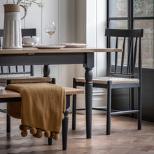 Load image into Gallery viewer, Felix 6-10 Seater Extendable Wooden Dining Table in Deep Navy
