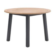 Load image into Gallery viewer, Nala Wooden Round Table in Deep Navy
