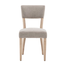 Load image into Gallery viewer, Nala Set of 2 Wooden Upholstered Dining Chairs in Cream
