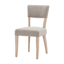 Load image into Gallery viewer, Nala Set of 2 Wooden Upholstered Dining Chairs in Cream
