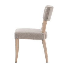 Load image into Gallery viewer, Nala Set of 2 Wooden Upholstered Dining Chairs in Cream
