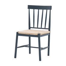Load image into Gallery viewer, Nala Set of 2 Wooden Dining Chairs in Deep Navy
