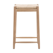 Load image into Gallery viewer, Nala Wooden Rope Stool in Natural
