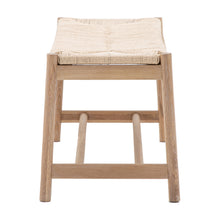 Load image into Gallery viewer, Nala Solid Oak Rope Dining Bench in Natural
