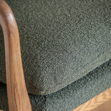 Load image into Gallery viewer, Ffion Boucle Armchair in Dark Green
