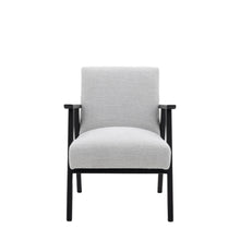 Load image into Gallery viewer, Larson Linen Armchair in Stone
