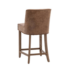 Load image into Gallery viewer, Aspen Set of 2 Leather Bar Stools in Tan
