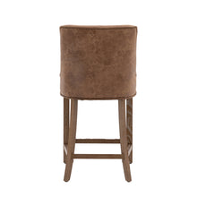 Load image into Gallery viewer, Aspen Set of 2 Leather Bar Stools in Tan
