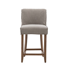 Load image into Gallery viewer, Aspen Set of 2 Linen Bar Stools in Grey
