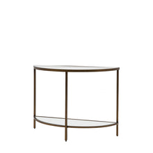 Load image into Gallery viewer, Enya Glass Console Table in Bronze
