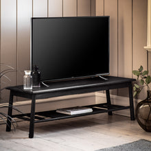 Load image into Gallery viewer, Murphy Oak Media Unit in Black
