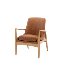 Load image into Gallery viewer, Robin Leather Armchair in Brown
