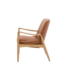 Load image into Gallery viewer, Robin Leather Armchair in Brown
