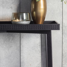 Load image into Gallery viewer, Hayleigh Rectangular Mango Wood Console Table in Black
