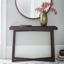 Load image into Gallery viewer, Hayleigh Rectangular Mango Wood Console Table in Brown
