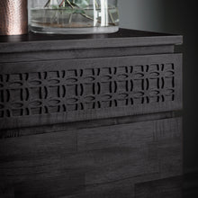 Load image into Gallery viewer, Hayleigh Mango Wood Three Drawer Sideboard in Black
