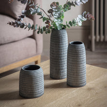 Load image into Gallery viewer, Maya Set Of 3 Vases in Grey
