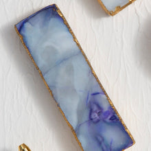 Load image into Gallery viewer, Megan Agate Opener &amp; Stopper Set in Blue
