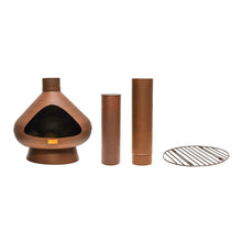Load image into Gallery viewer, Ivyline Outdoor Fornax Fireplace in Rust
