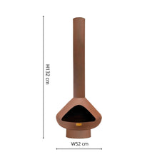 Load image into Gallery viewer, Ivyline Outdoor Fornax Fireplace in Rust

