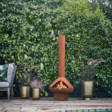 Load image into Gallery viewer, Ivyline Outdoor Fornax Fireplace in Rust
