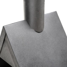 Load image into Gallery viewer, Ivyline Outdoor Henley Fireplace Black with Grill Iron
