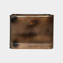 Load image into Gallery viewer, Ivyline Outdoor Hampton Rectangular Copper Metal Planter
