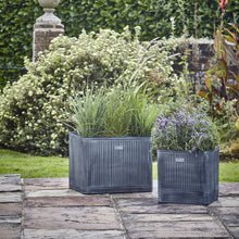 Load image into Gallery viewer, Ivyline Outdoor Hampton Square Metal Planter
