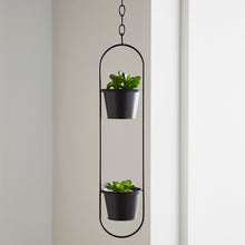 Load image into Gallery viewer, Lalita Hanging Plant Holder in Black
