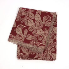 Load image into Gallery viewer, Fig Tree Tablecloth in Ruby
