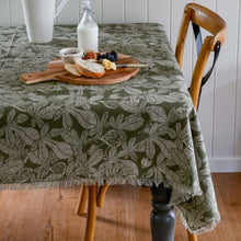 Load image into Gallery viewer, Fig Tree Tablecloth in Burnt Olive
