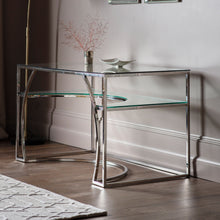 Load image into Gallery viewer, Reign Stainless Steel Desk in Silver
