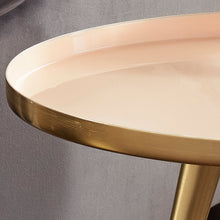 Load image into Gallery viewer, Laila Round Side Table in Pink

