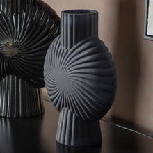 Load image into Gallery viewer, Stella Small Vase in Frosted Black
