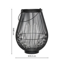 Load image into Gallery viewer, Ivyline Venere Lantern in Black
