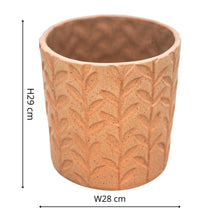 Load image into Gallery viewer, Ivyline Fairford Ochre Speckle Leaf Planter

