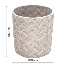 Load image into Gallery viewer, Ivyline Fairford Stone Speckle Leaf Planter

