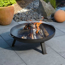 Load image into Gallery viewer, Verona Steel Outdoor Fire Pit 80cm
